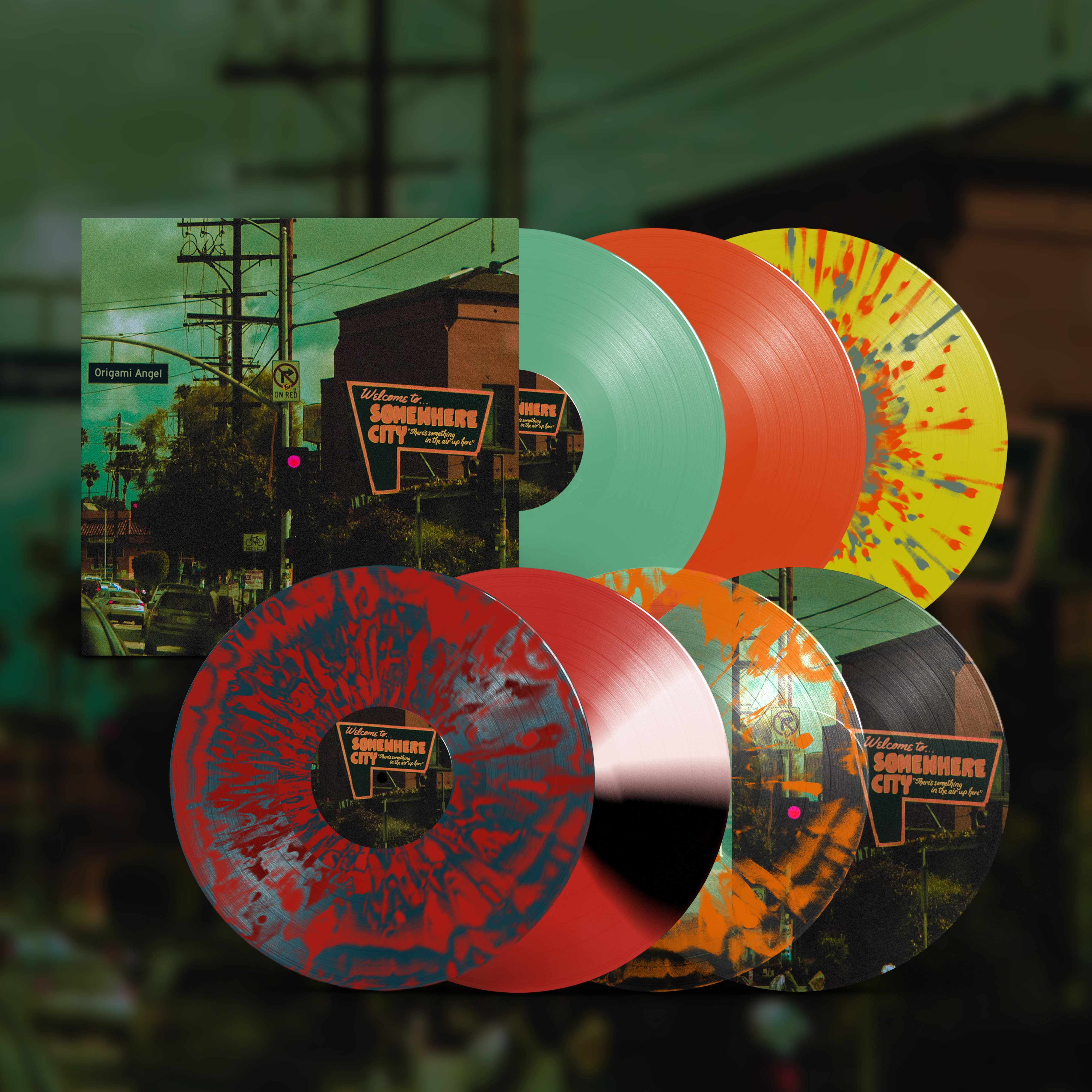 origami-angel-somewhere-city-vinyle-picture-disc-pochette-alt-stickers image 2
