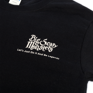 big-scary-monsters-let-s-just-do-it-be-legends-t-shirt-noir-coton image 3