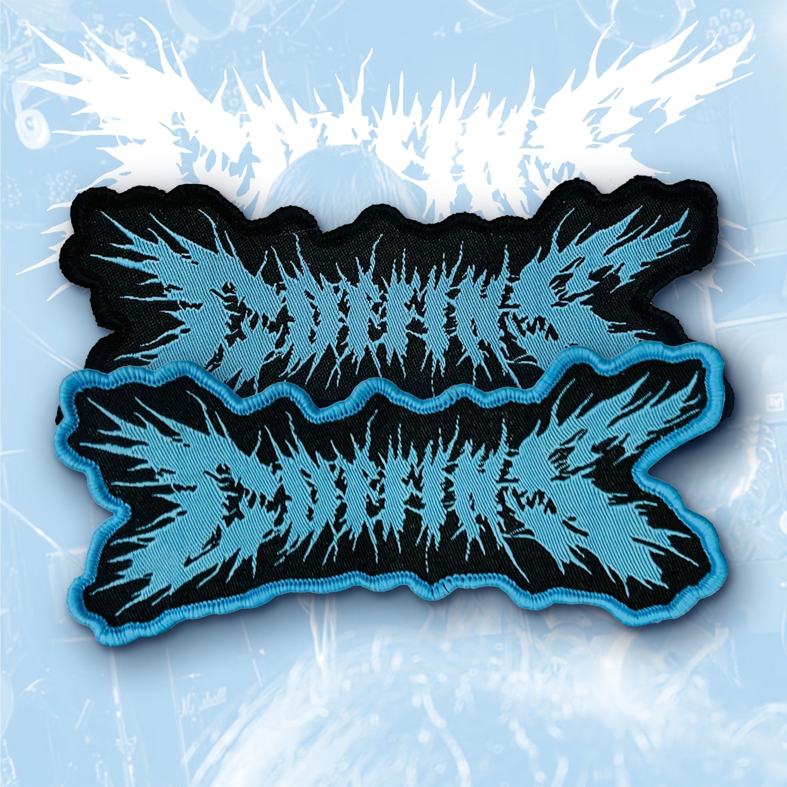 coffins-logo-shaped-patch-tiss-bordure-noire image 1