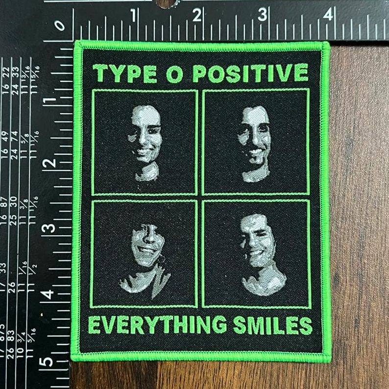 type-o-negative-type-o-positive-patch-tiss-bord-noir image 6