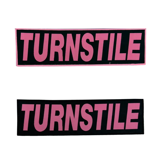 turnstile-logo-patch-tiss-xxl-dos-bordure-noire image 1