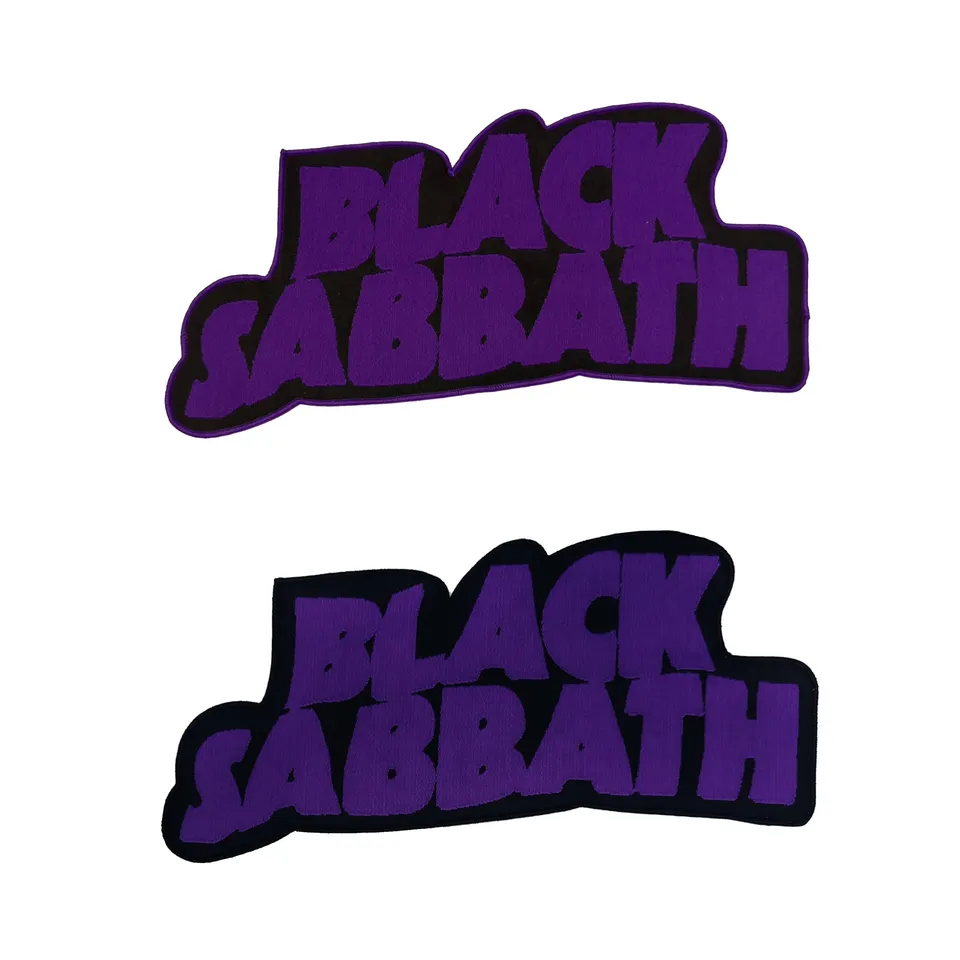 783punx-oversized-patch-black-sabbath-logo-bordure-noire image 1