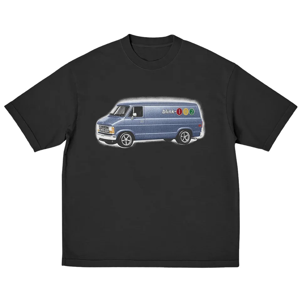 blink-182-rock-show-van-t-shirt-noir-unisexe image 1