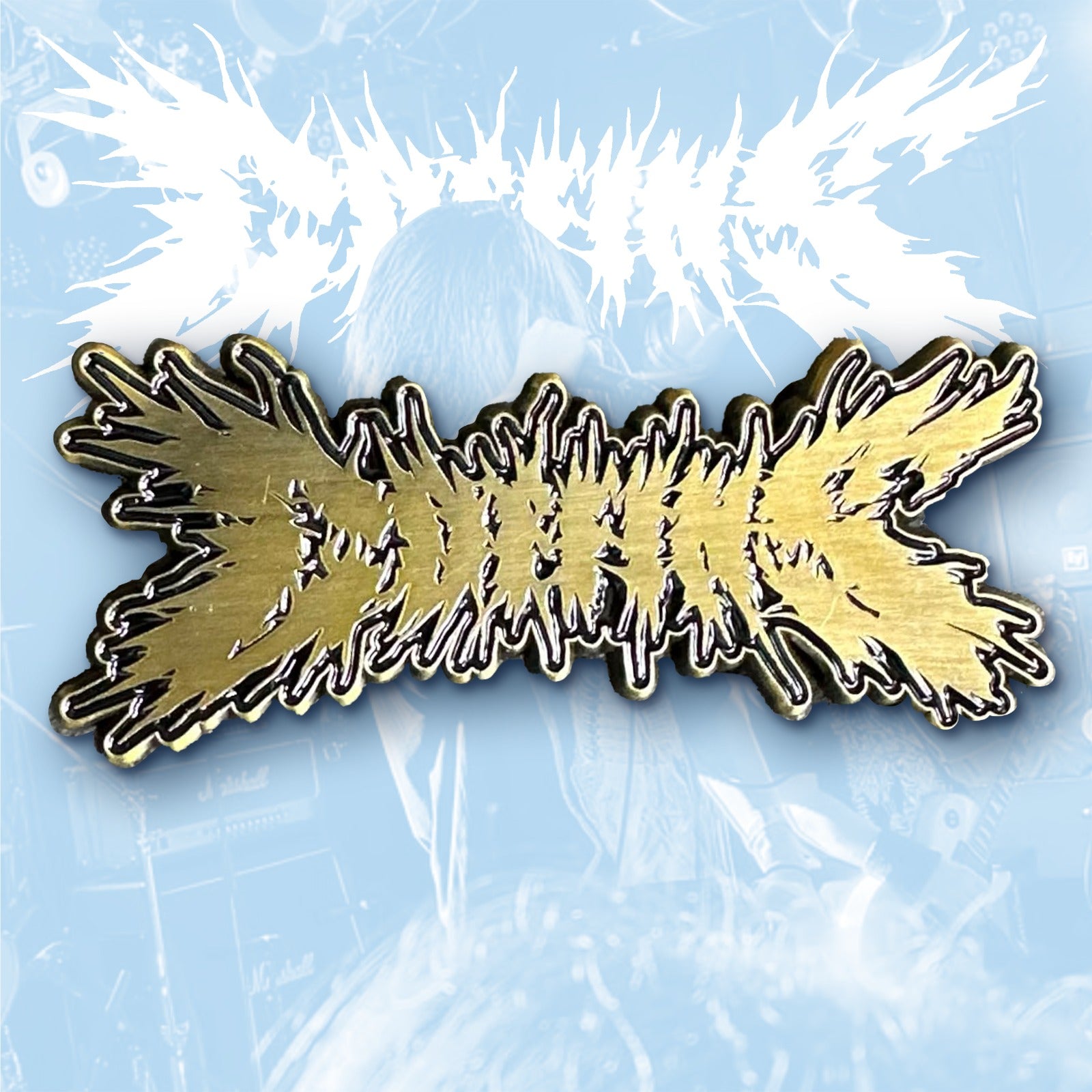 783punx-coffins-logo-pin-s-mail-rainbow-plating-phosphorescent image 4