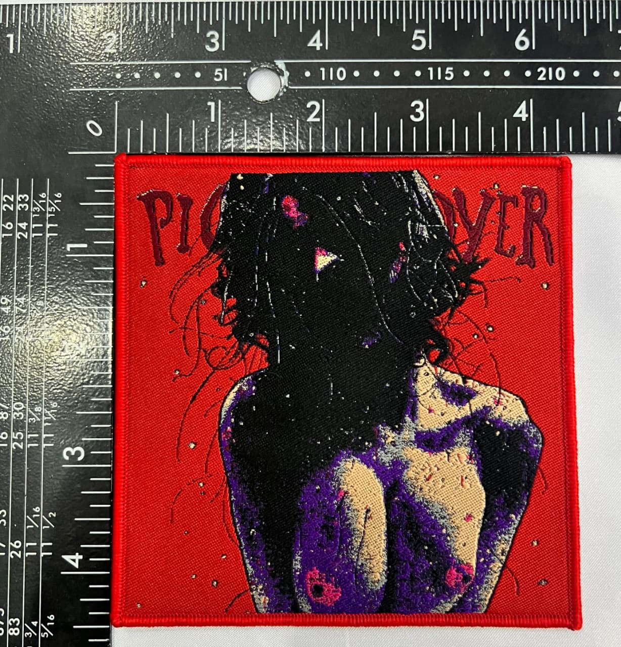 783punx-small-patch-pig-destroyer-terrifyer-patch-tiss-bord-noir image 4