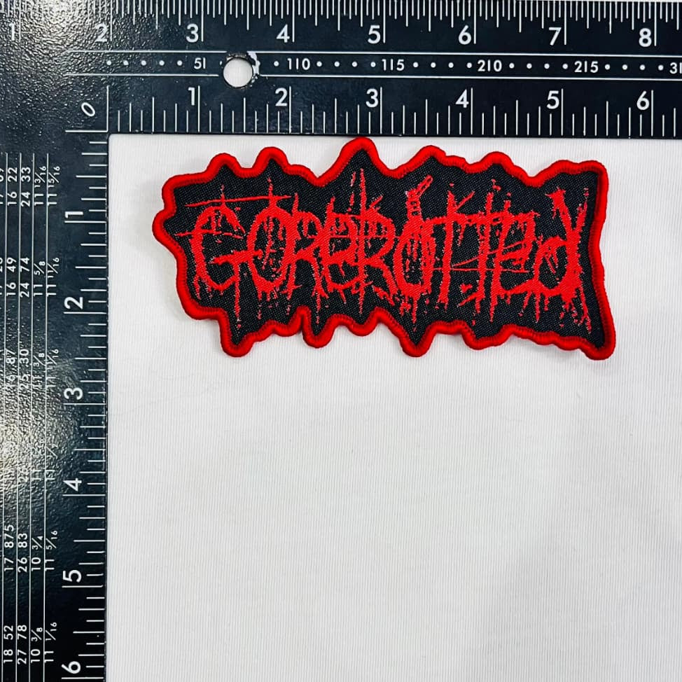 gorerotted-logo-cusson-patch-tiss-blanc-noir image 5