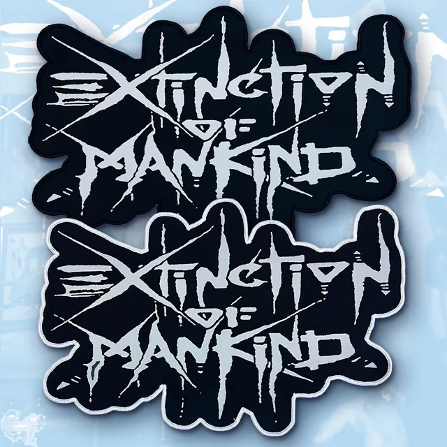 783punx-extinction-of-mankind-logo-patch-dos-xxl-30-cm-noir image 1