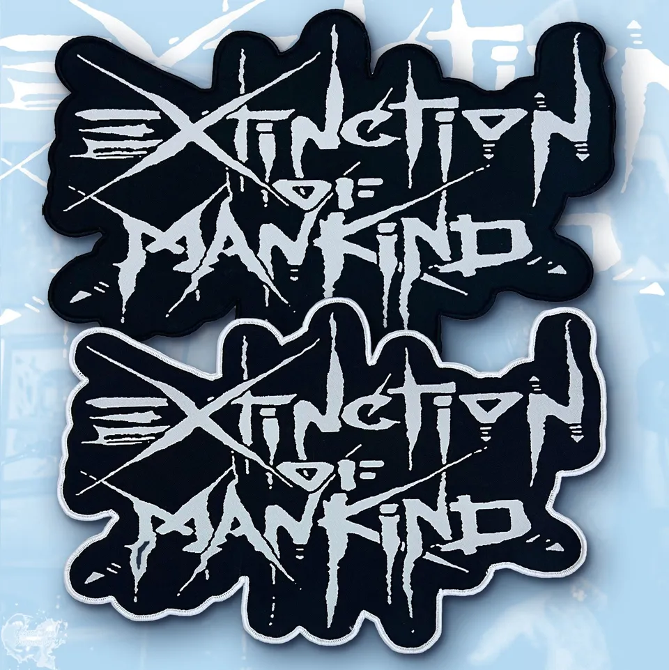 783punx-extinction-of-mankind-logo-patch-dos-xxl-30-cm-noir image 1