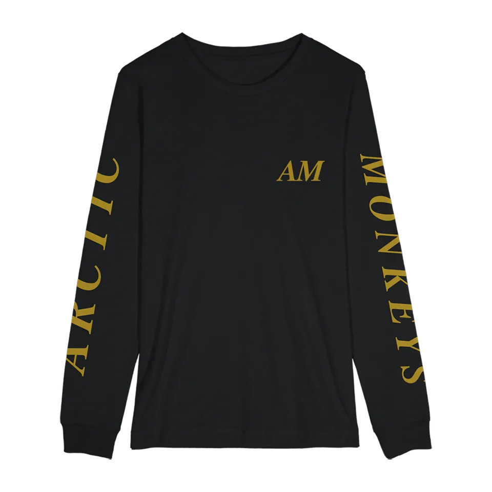 arctic-monkeys-am-sweat-manche-longue-noir-taille-m image 1