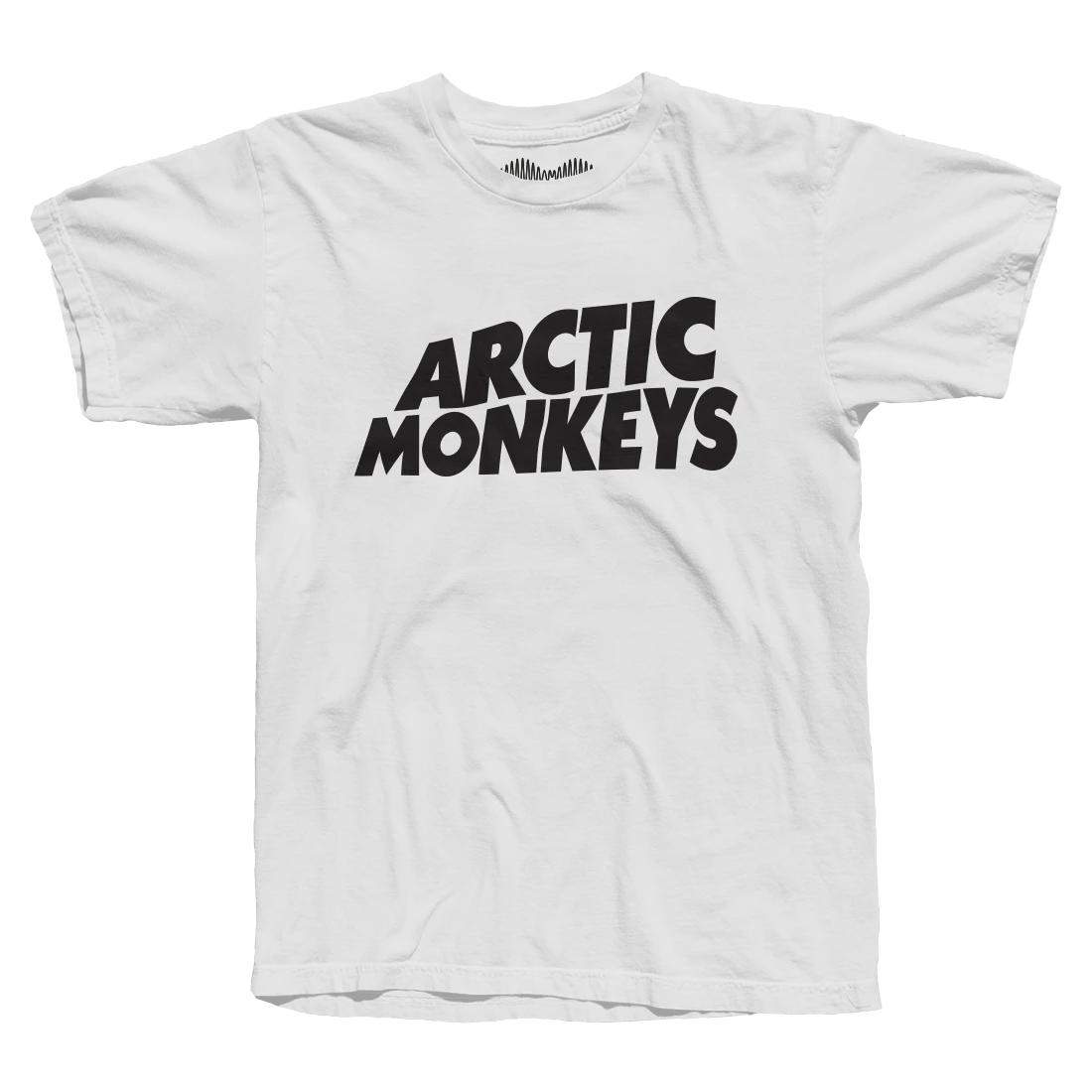 arctic-monkeys-classic-logo-tee-t-shirt-blanc-coton image 1