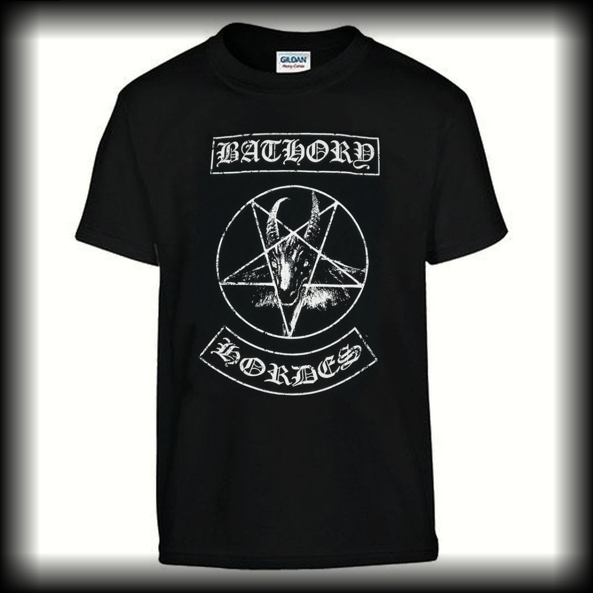 bathory-hordes-t-shirt-metal-noir-taille-l-coton image 1