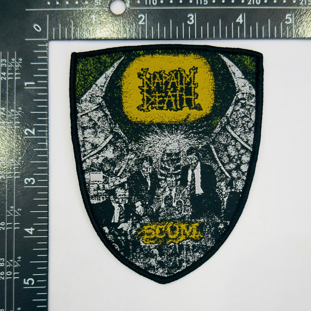 783punx-small-patch-napalm-death-scum-patch-tiss-bordure-blanche image 4