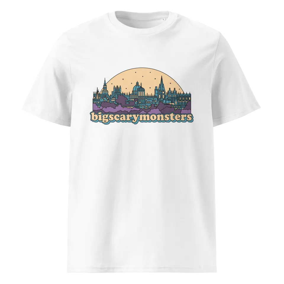 big-scary-monsters-bsm-city-t-shirt-blanc-coton-bio image 1