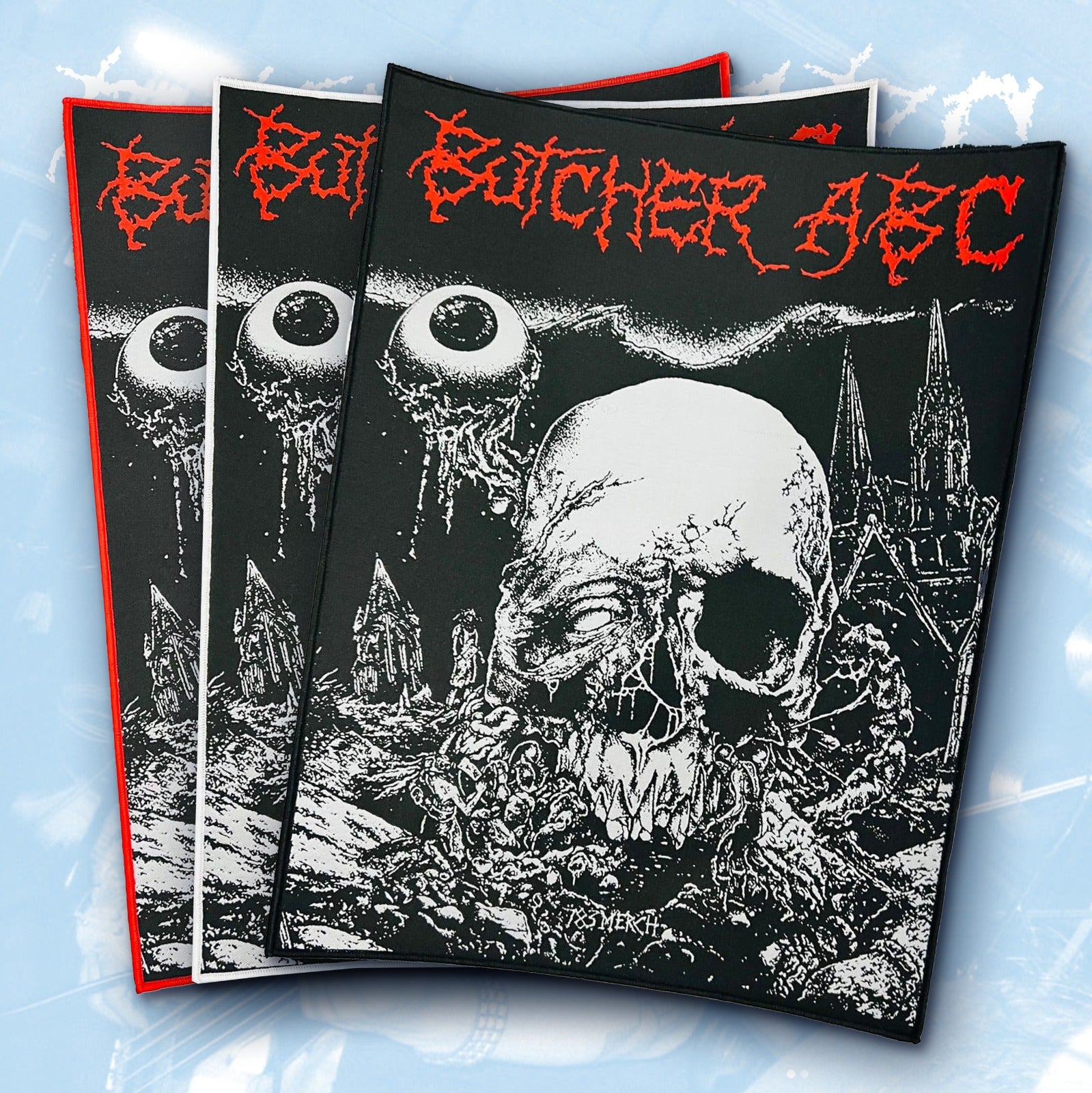 butcher-abc-north-of-hell-backpatch-dos-bordure-noire image 1