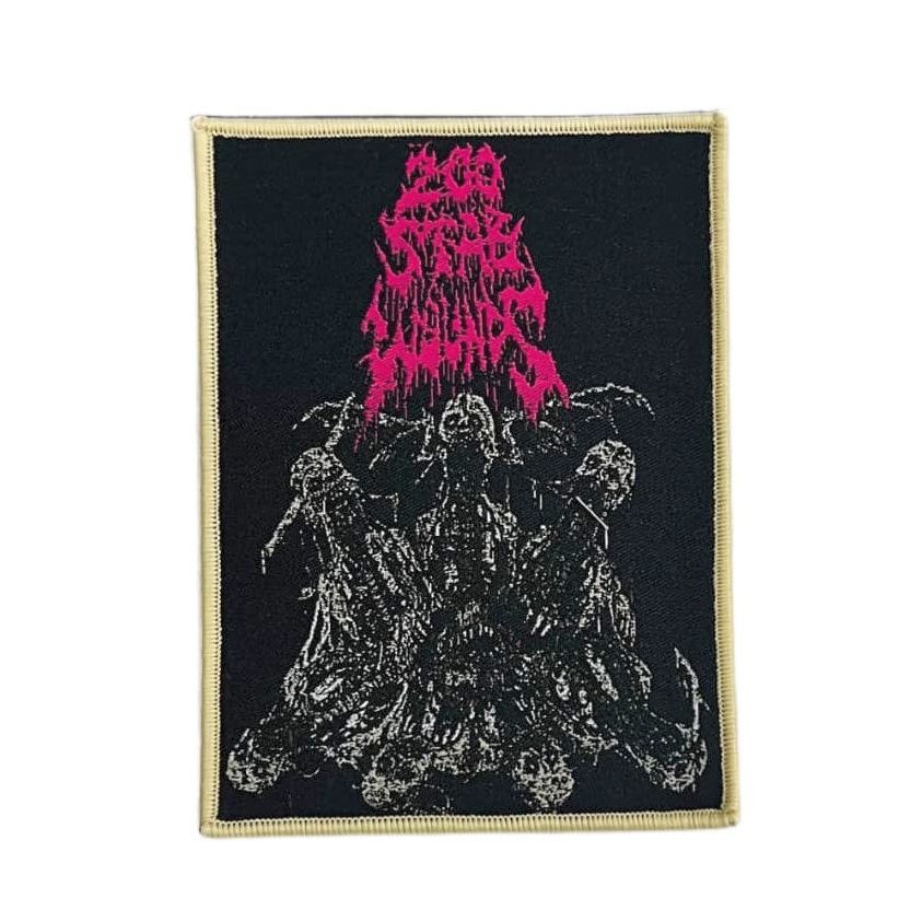 200-stab-wounds-wing-skulls-petit-patch-tiss-noir image 3