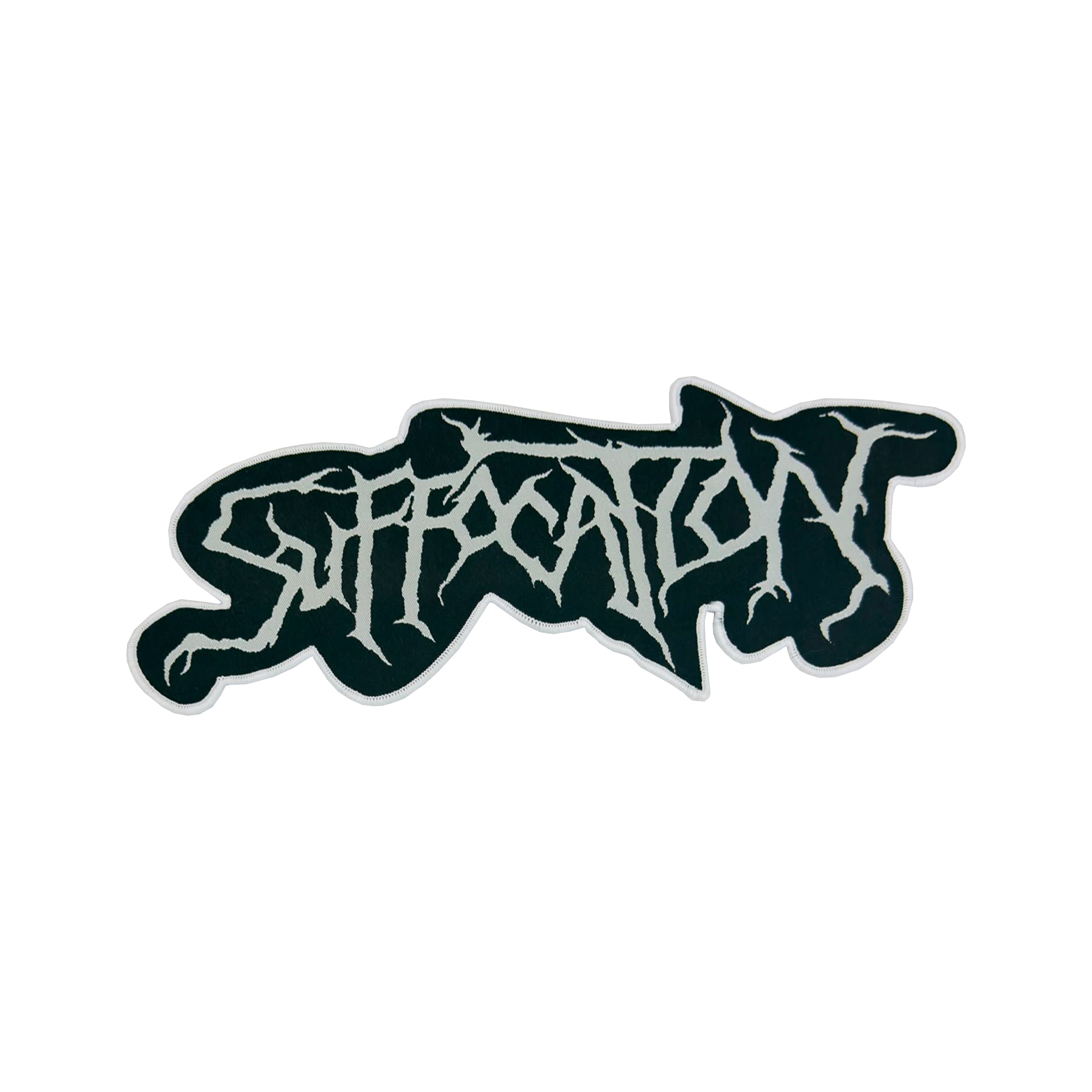 suffocation-logo-patch-tiss-oversized-bordure-noire image 4