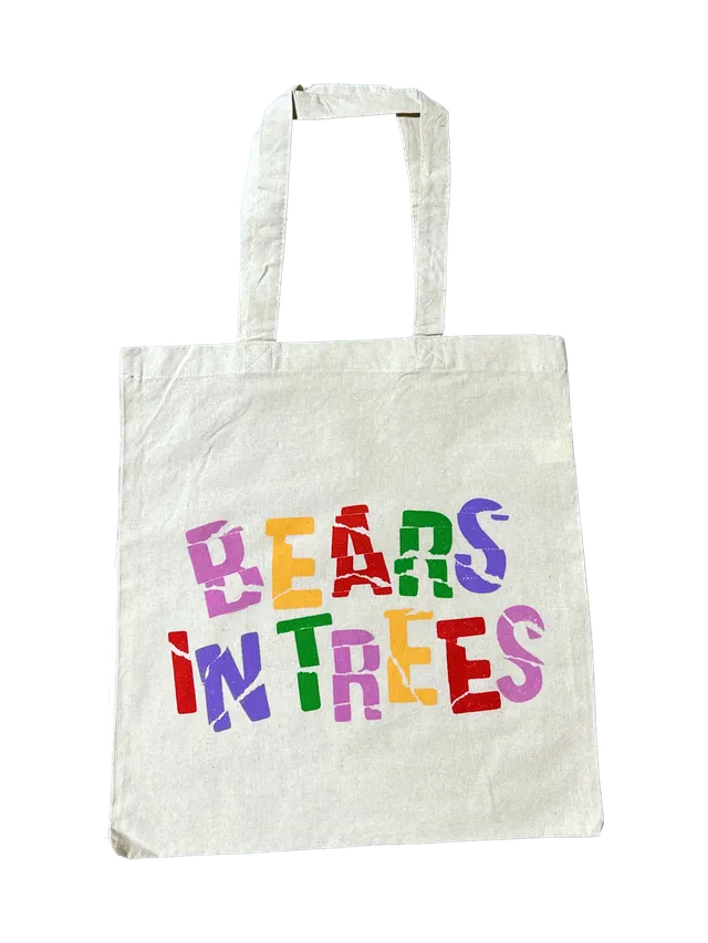 bears-in-trees-rainbow-logo-sac-tote-en-toile image 1