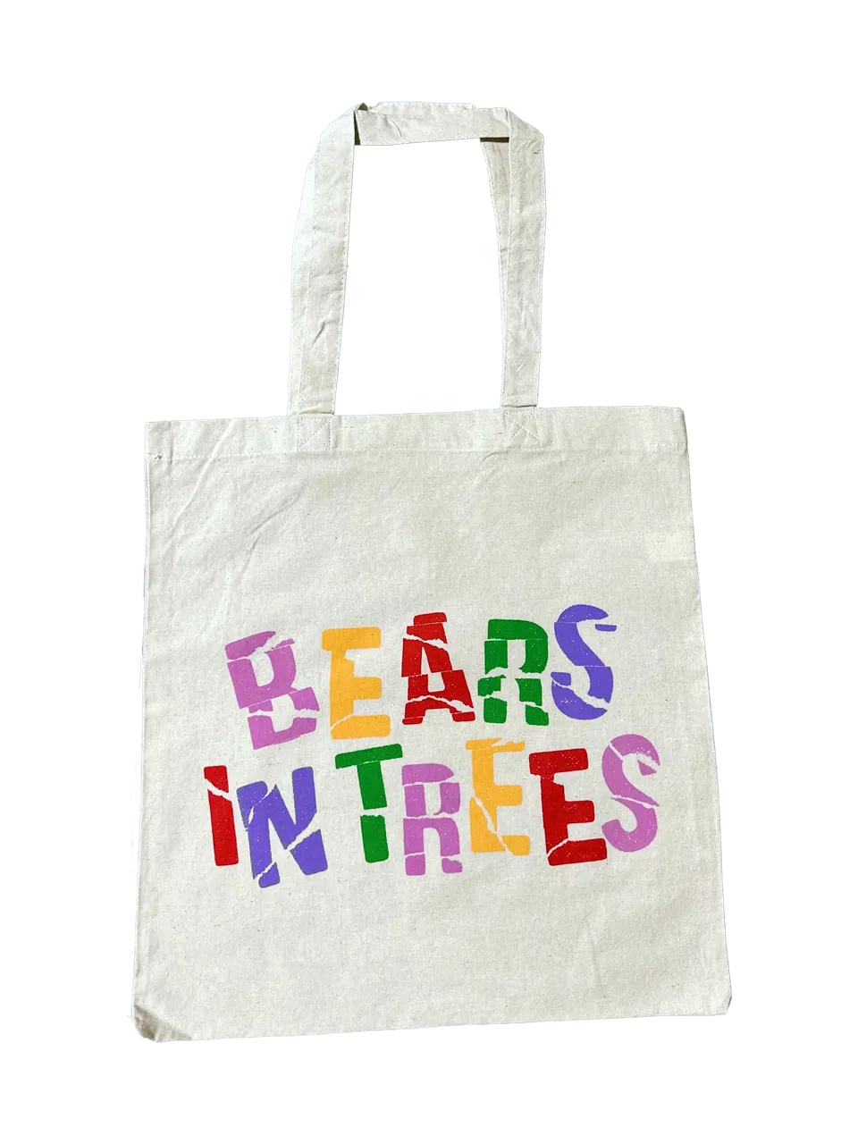 bears-in-trees-rainbow-logo-sac-tote-en-toile image 1