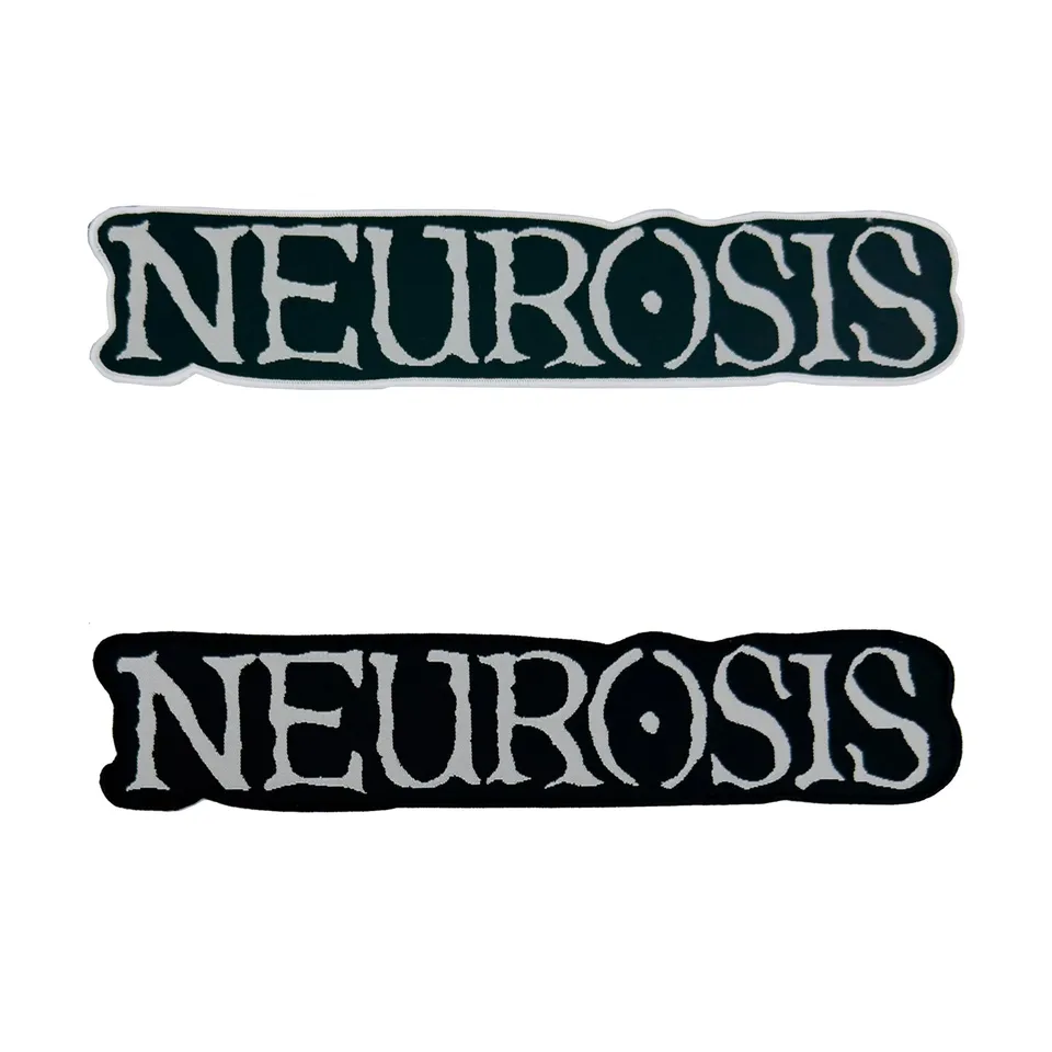 neurosis-logo-patch-tiss-oversize-bordure-noire image 1