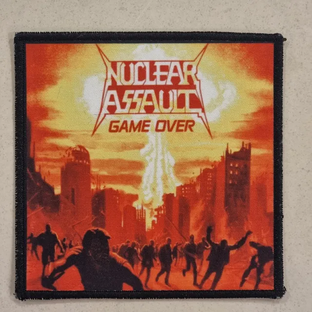 nuclear-assault-game-over-cusson-tissu-petit-patch image 1