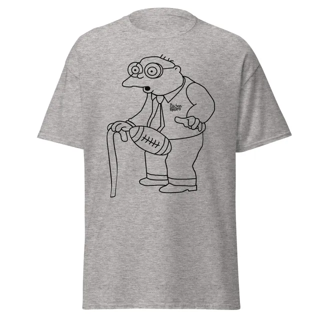man-hit-by-football-t-shirt-noir-coton-taille-l image 1
