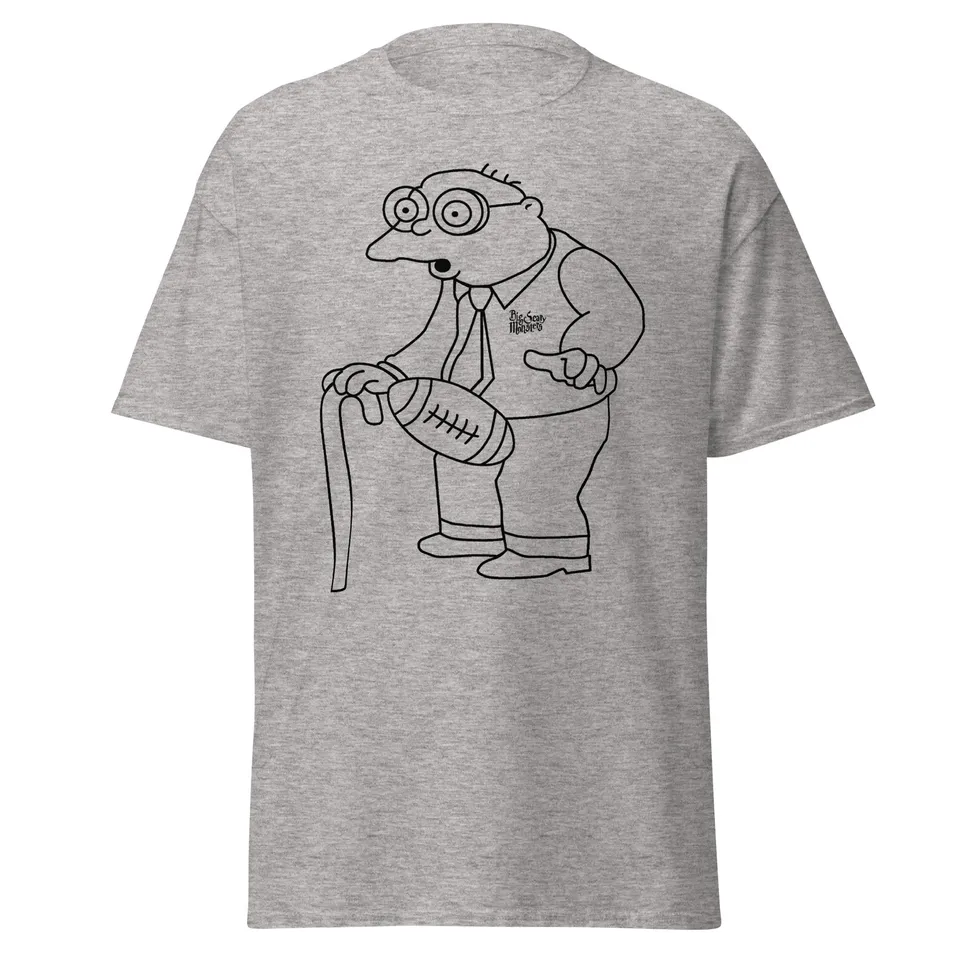 man-hit-by-football-t-shirt-noir-coton-taille-l image 1