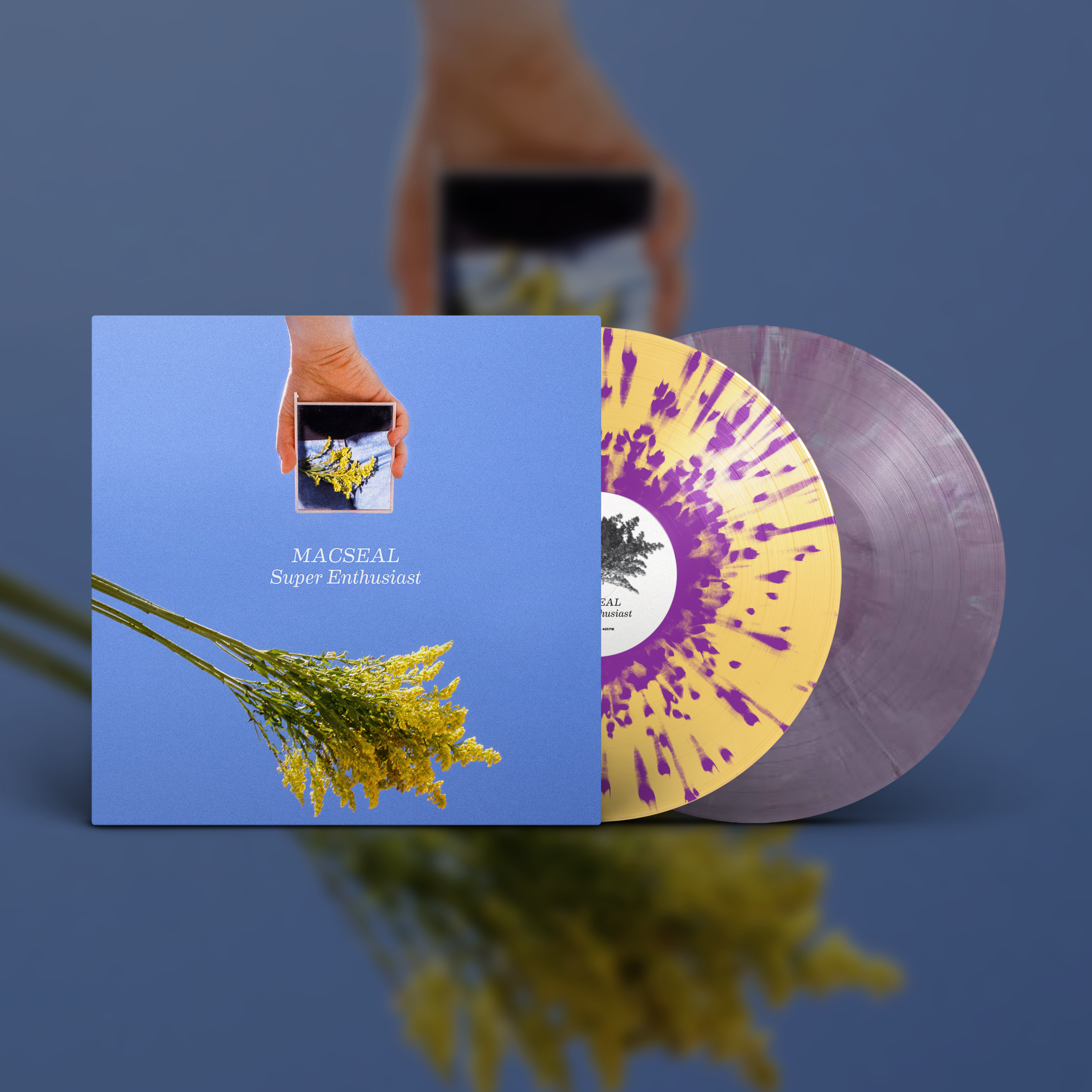 macseal-super-enthusiast-vinyle-beer-grape-splatter-lp image 2