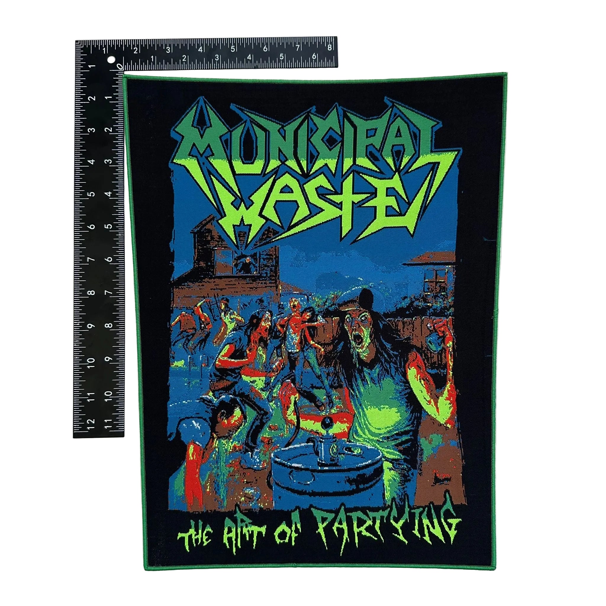 municipal-waste-the-art-of-partying-backpatch-bord-vert image 2