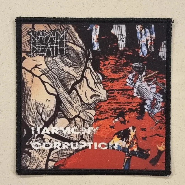 napalm-death-harmony-corruption-petit-patch-coudre image 1