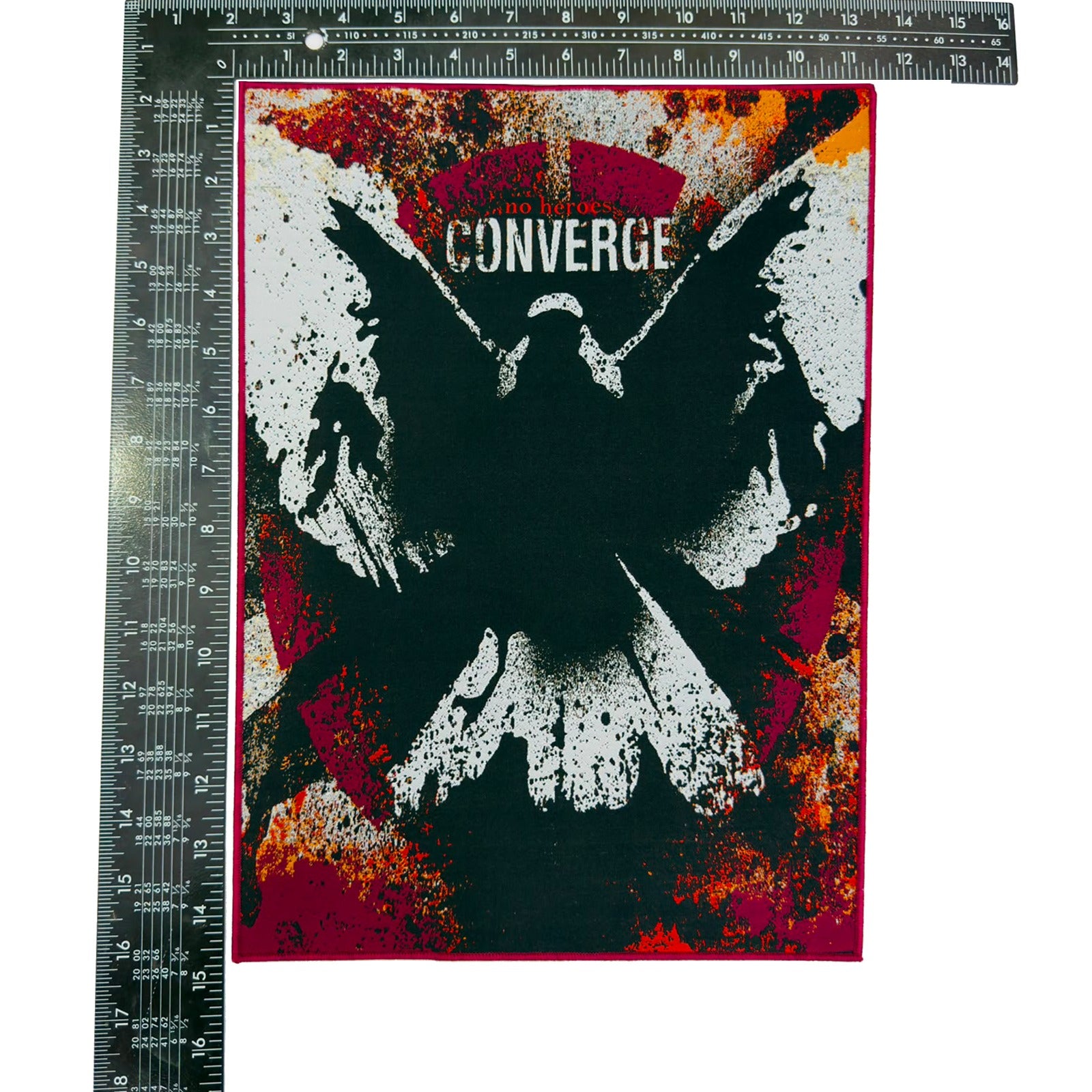 converge-no-heroes-backpatch-dossard-tiss-bordure-noire image 7