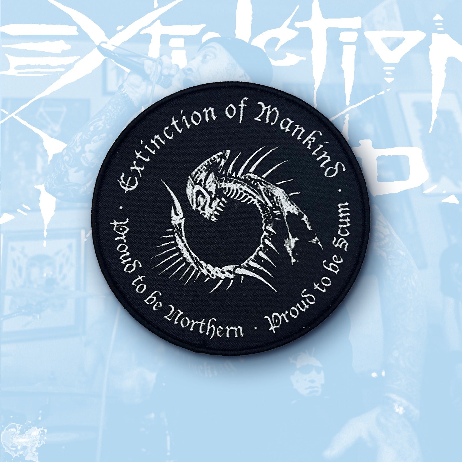 783punx-extinction-of-mankind-proud-scum-patch-tiss-noir image 2