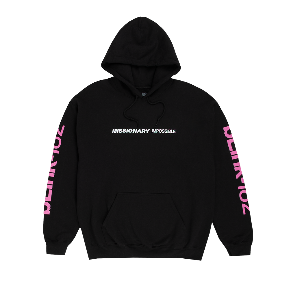 blink-182-missionary-impossible-tour-hoodie-sweat-noir image 1