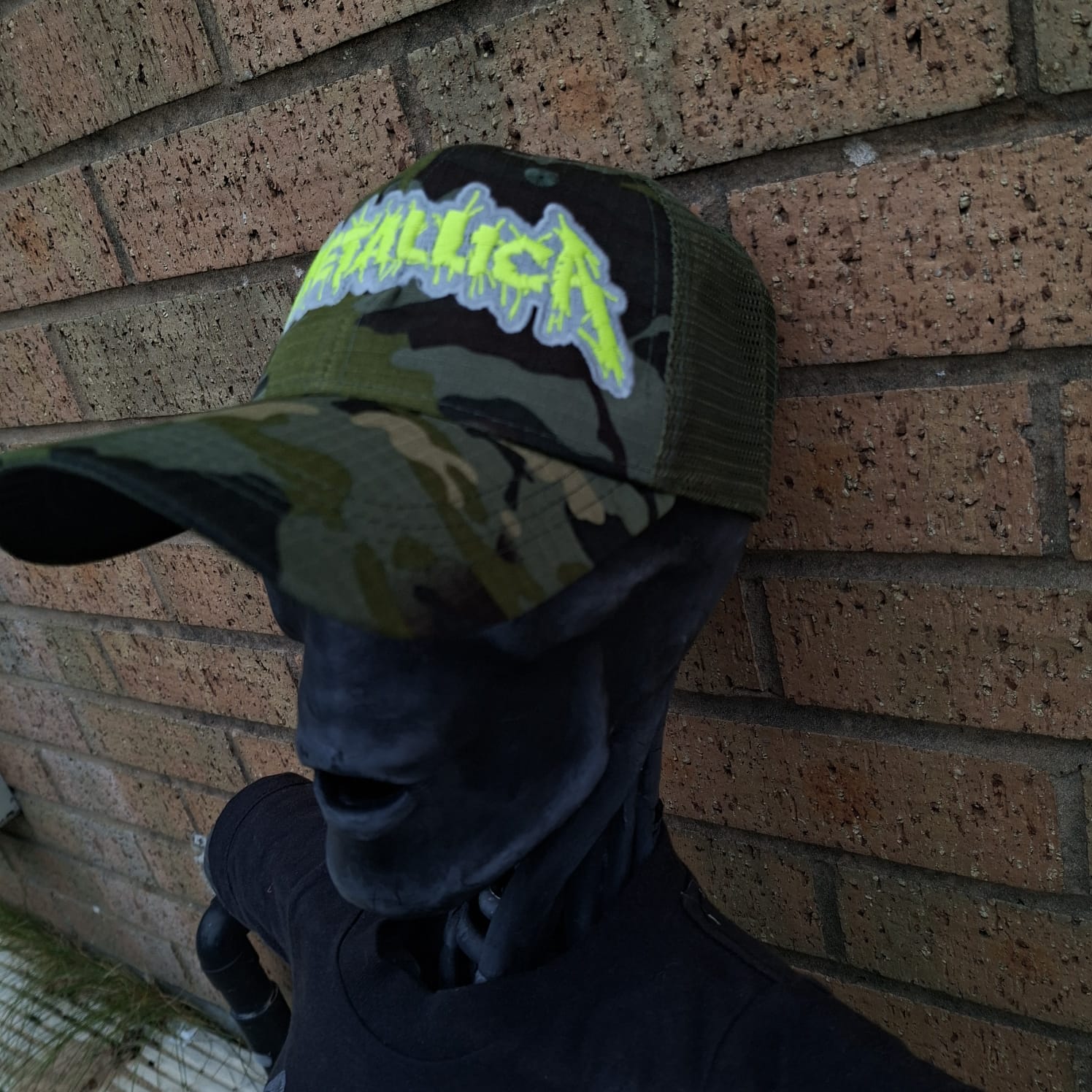 783punx-metallica-splatter-casquette-trucker-camo-vert image 4