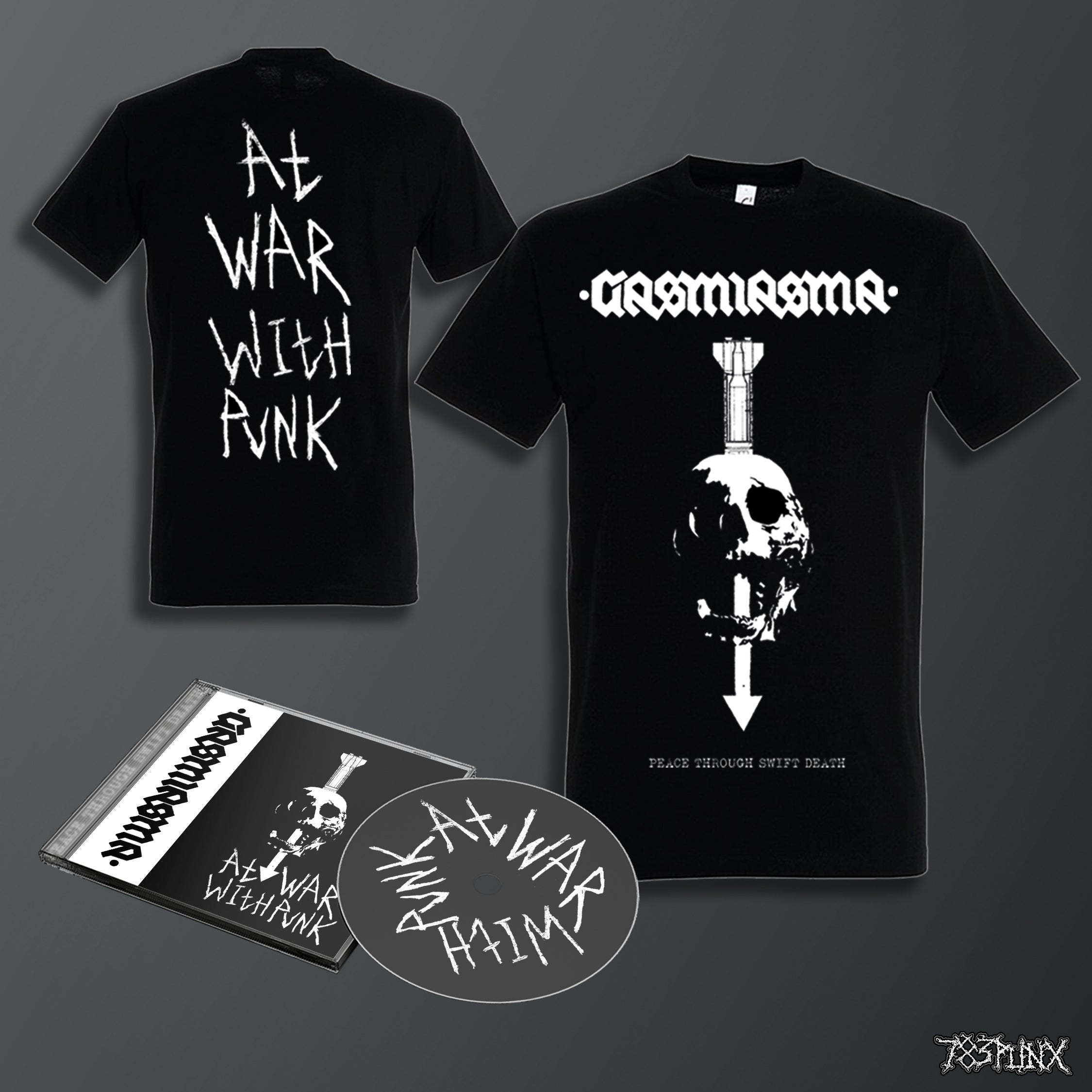 gasmiasma-at-war-with-punk-bundle-cd-t-shirt-m image 1