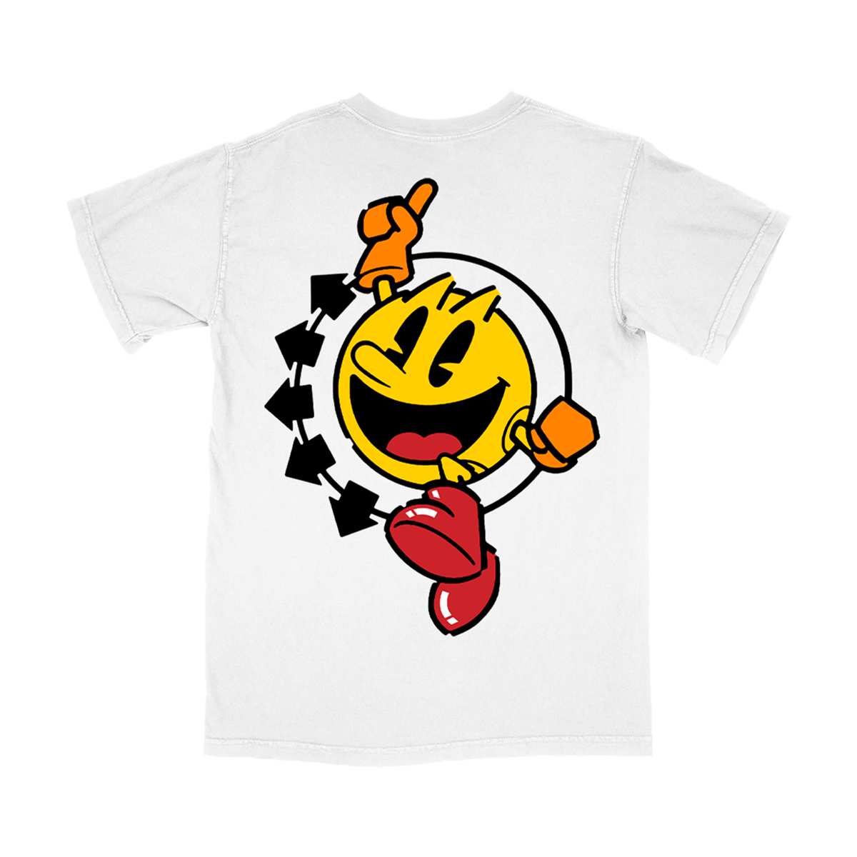 blink-182-pac-man-smiley-t-shirt-blanc image 1