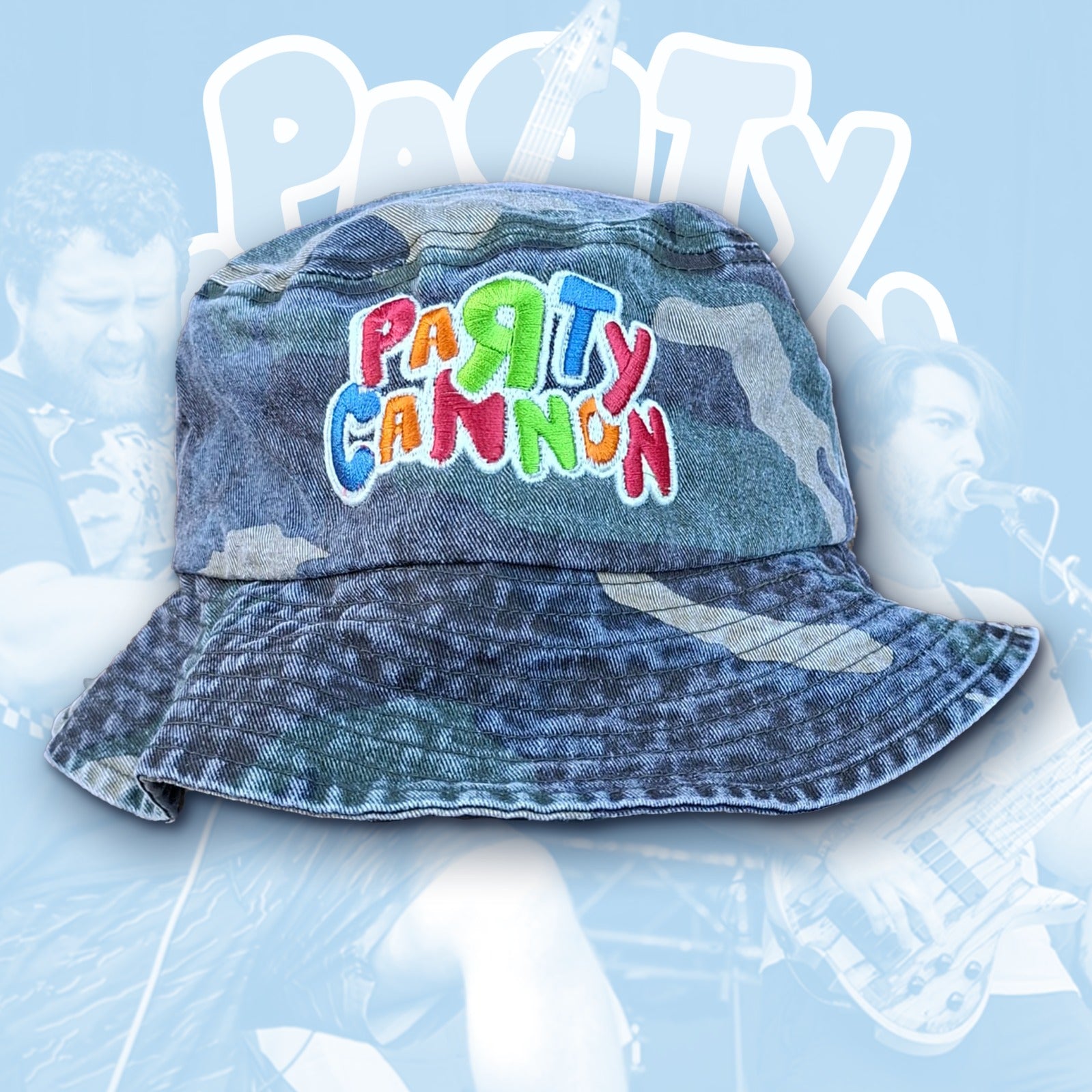 party-cannon-logo-glow-bob-camo-vert-phosphorescent image 1