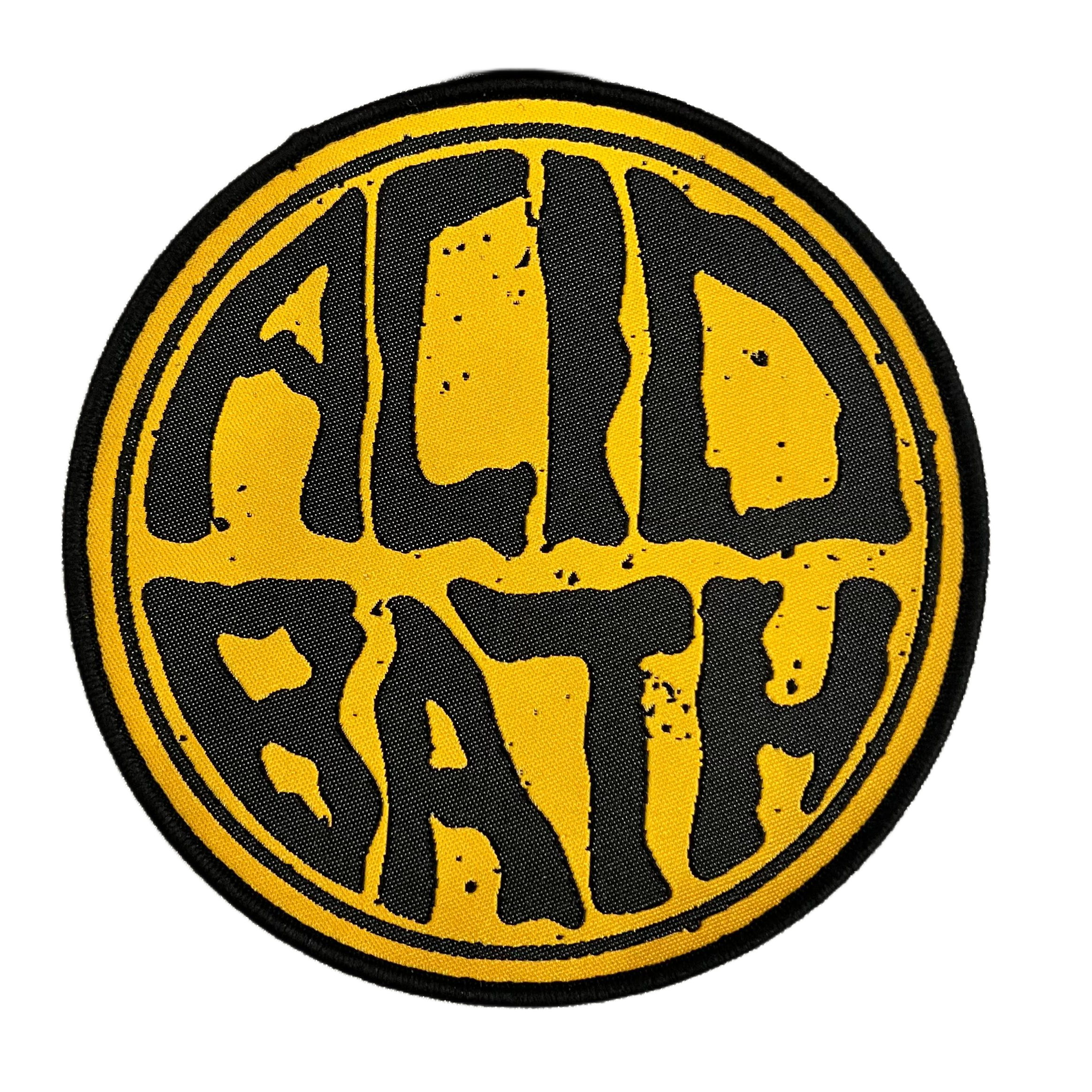 acid-bath-logo-jaune-patch-tiss-bordure-jaune image 2