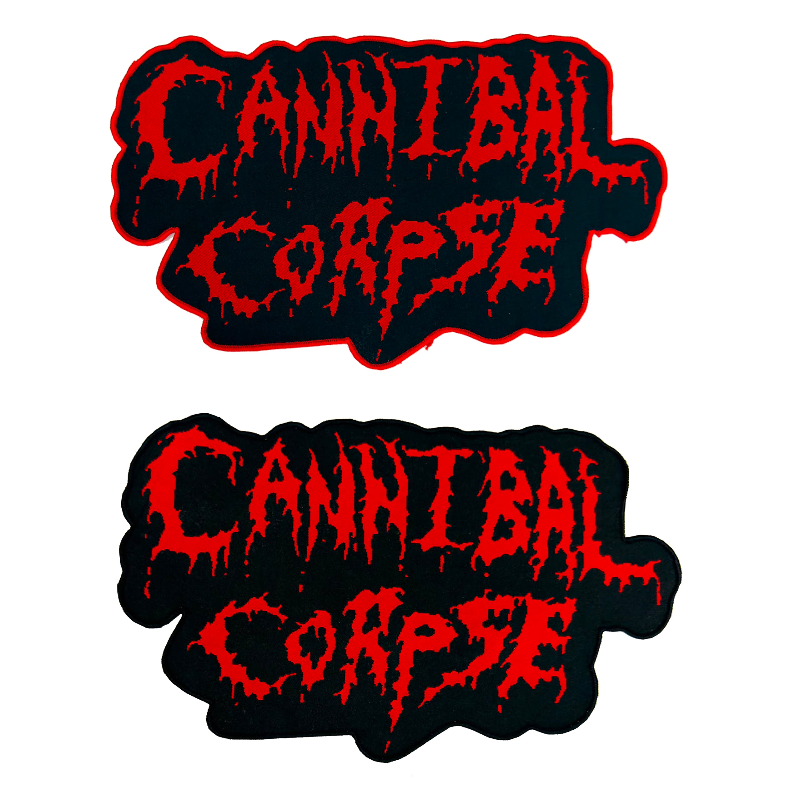 783punx-oversized-patch-cannibal-corpse-old-logo-patch-bordure-noire image 1