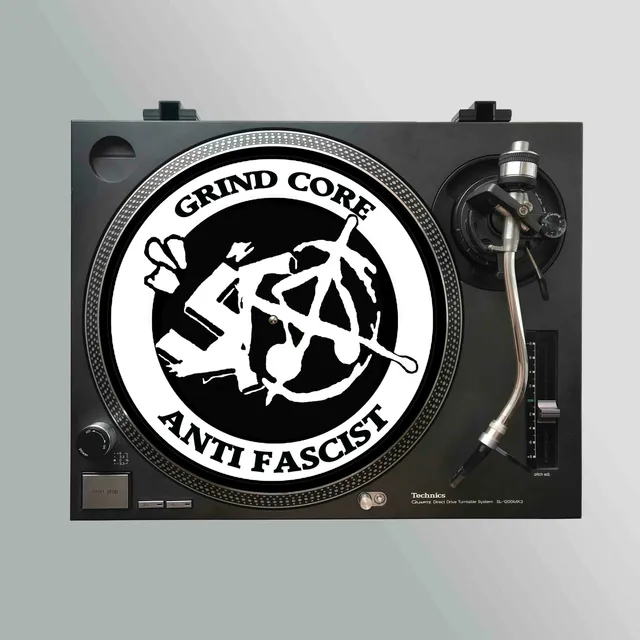 783punx-grindcore-antifascist-slipmat-vinyle-noir image 1