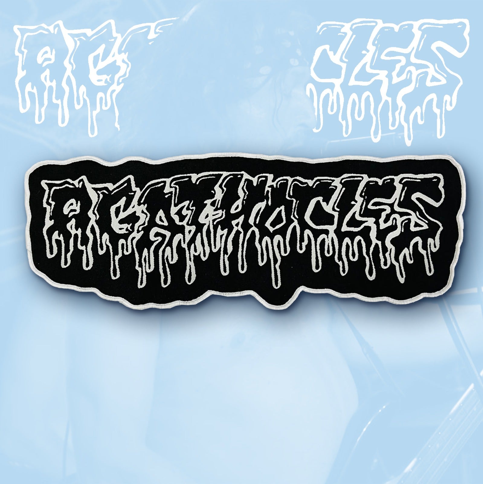agathocles-logo-patch-tiss-bordure-noire image 4