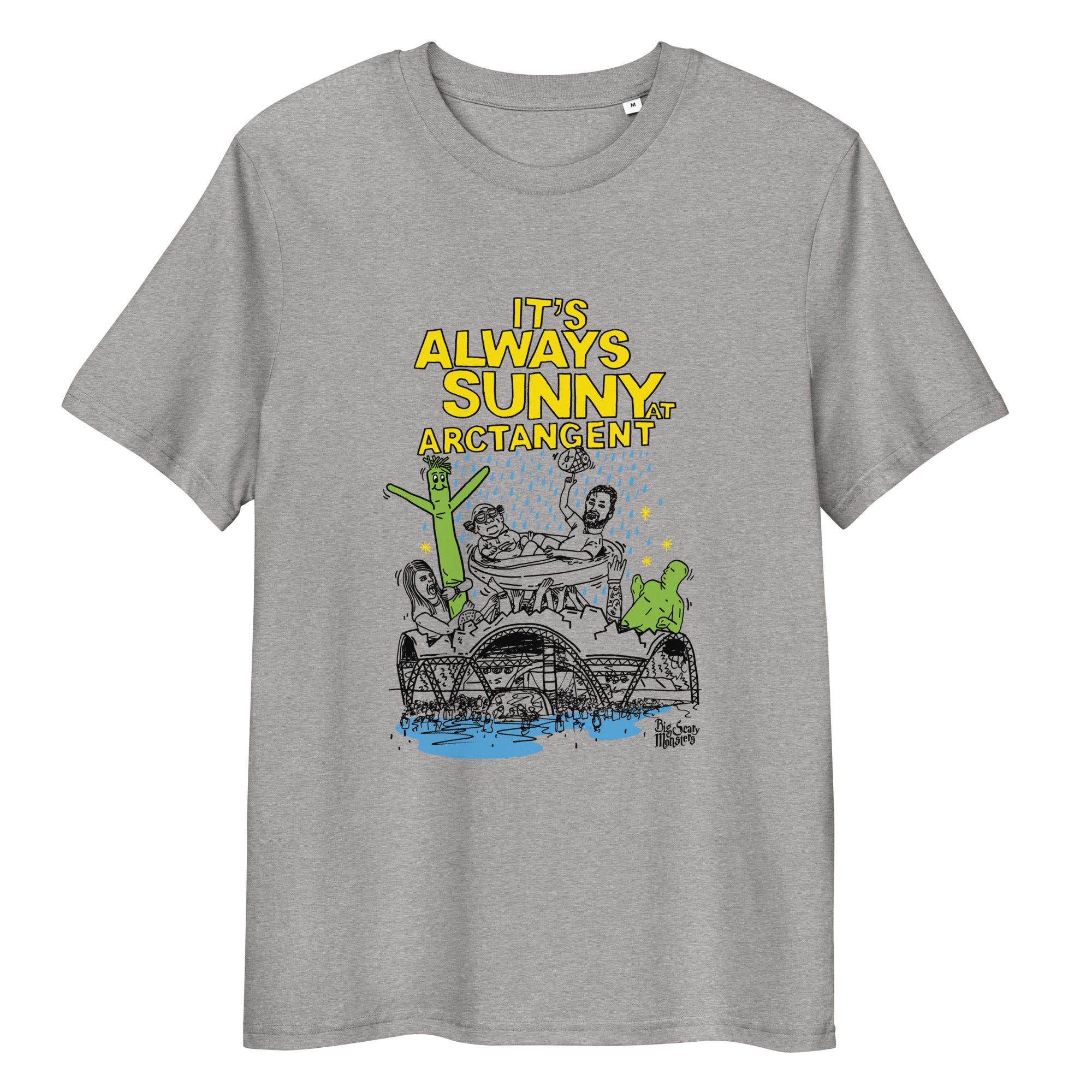 big-scary-monsters-arctangent-vs-always-sunny-t-shirt-gris-coton-bio image 2