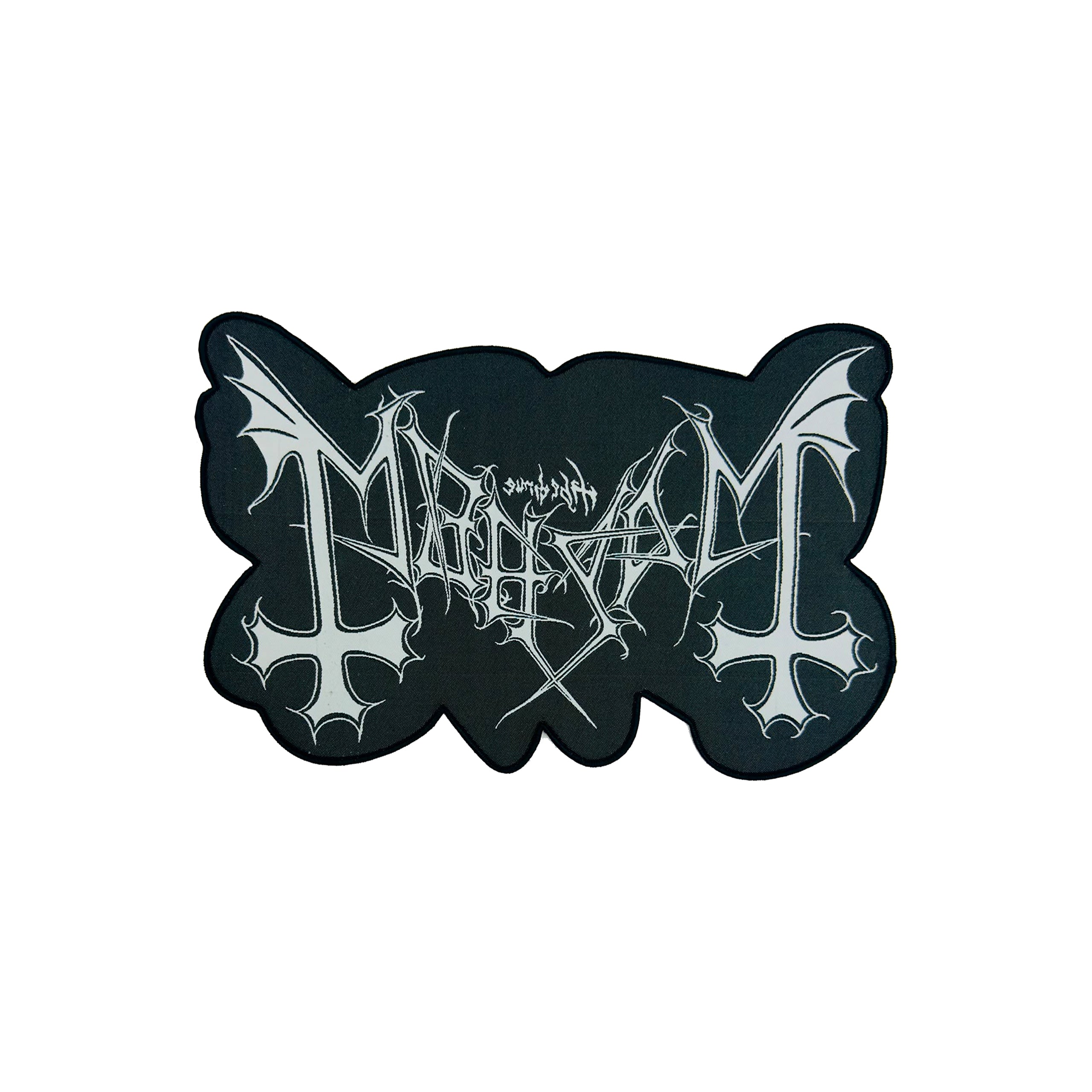 783punx-oversized-patch-mayhem-logo-cusson-tiss-bord-noir image 2