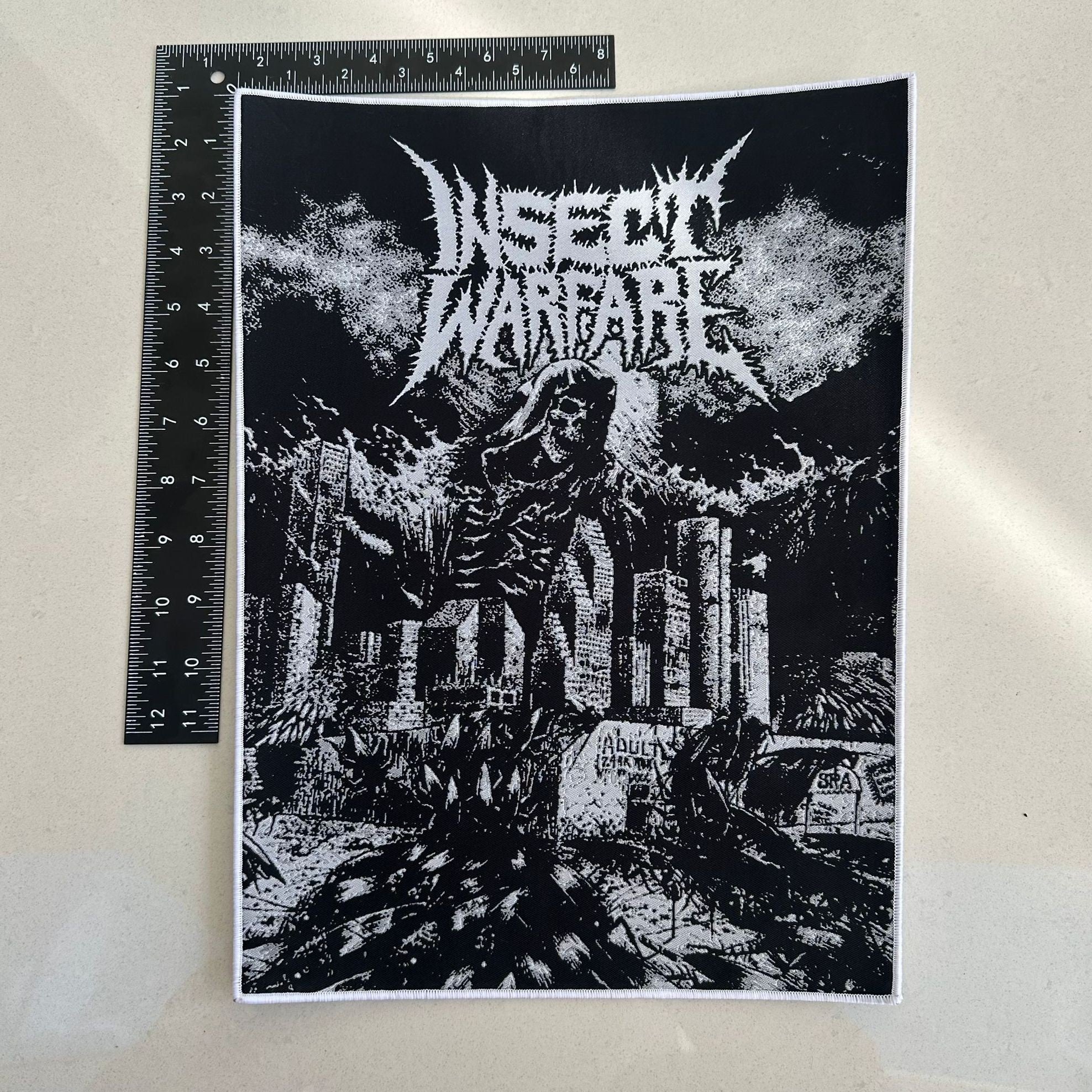 783punx-backpatch-insect-warfare-world-extermination-patch-dos image 3