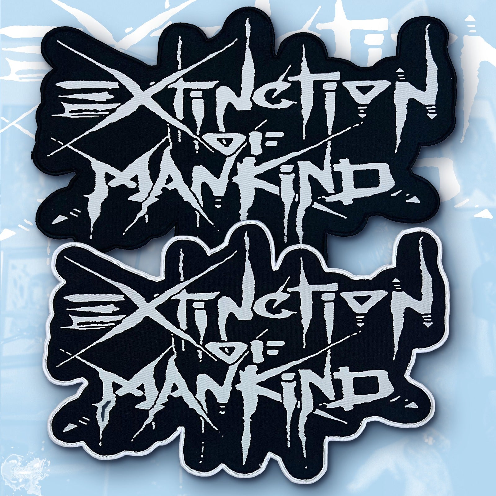 783punx-extinction-of-mankind-logo-patch-dos-xxl-30-cm-noir image 1