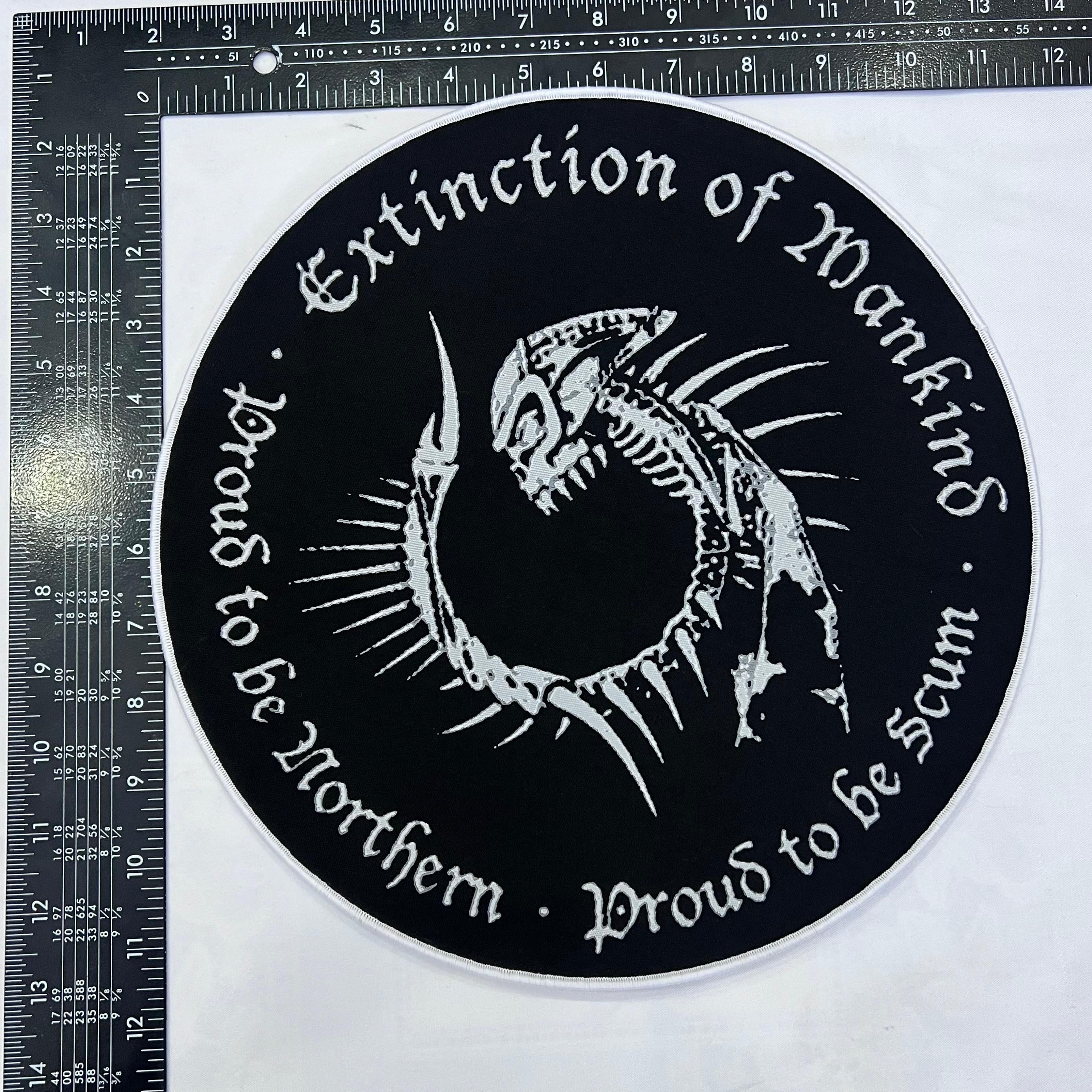 extinction-of-mankind-proud-scum-backpatch-bordure-noire image 3