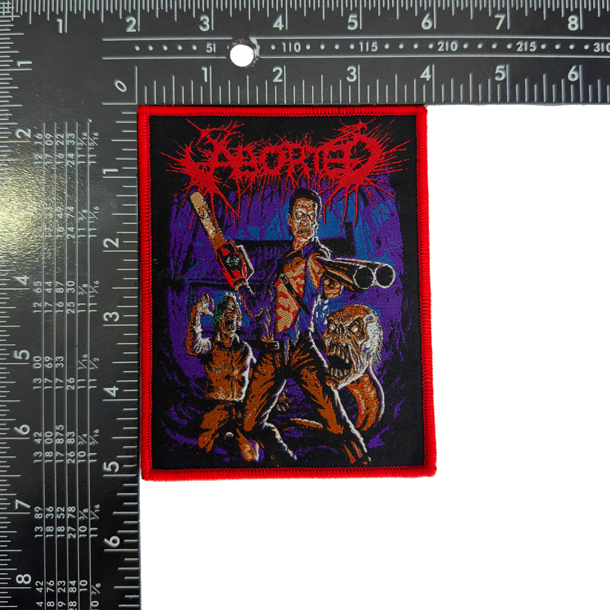 783punx-aborted-the-necrotic-manifesto-patch-tiss-bordure-rouge image 3