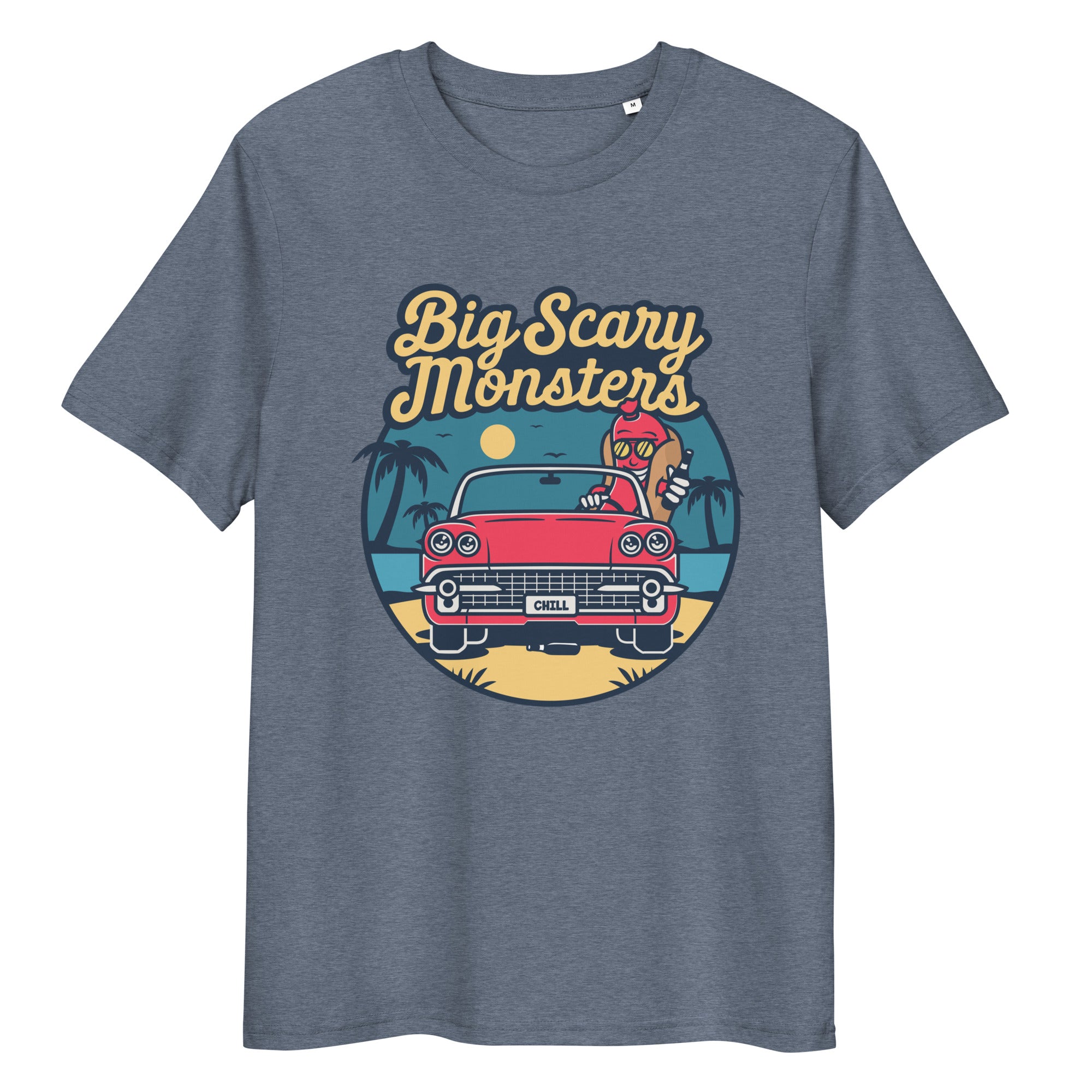 big-scary-monsters-hot-dog-tee-shirt-blanc-coton-bio image 5