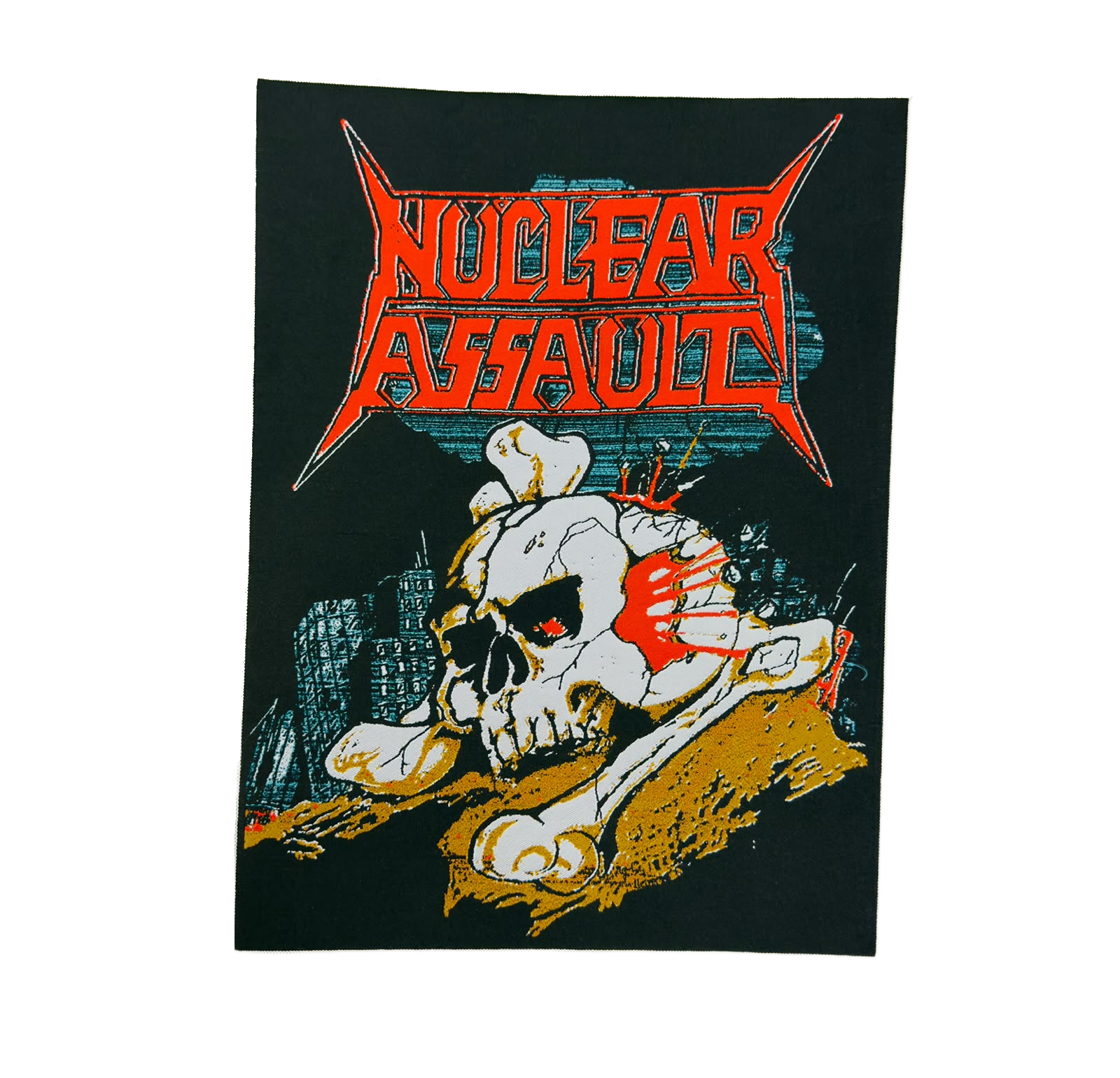 783punx-backpatch-nuclear-assault-handle-with-care-cusson-dos-marron image 8