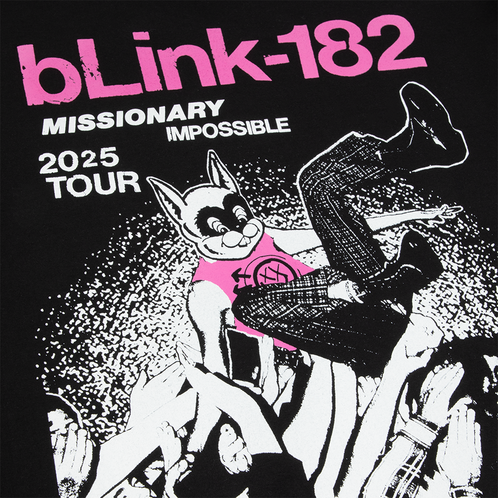 blink-182-missionary-impossible-tour-t-shirt-noir-imprim image 3