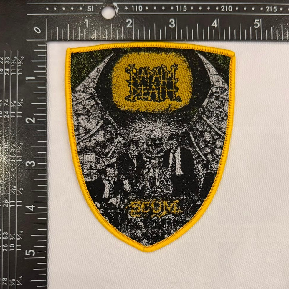 783punx-small-patch-napalm-death-scum-patch-tiss-bordure-blanche image 7